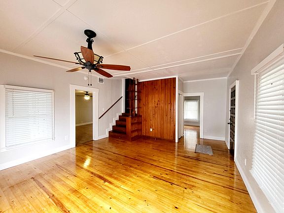 living room and stairs to the second floor