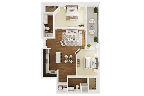 Floor plan Quandry Peak