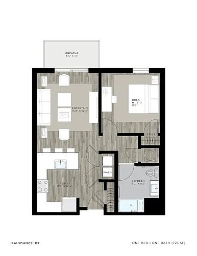 Floor plan B-7