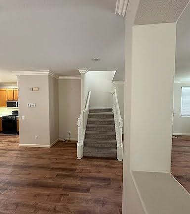 kitchen and staircase