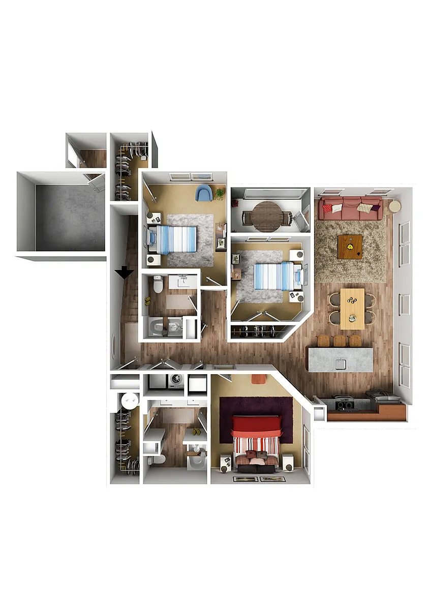 Floor plan Ortega