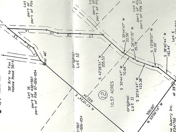 Lot12 was 2 lots previously