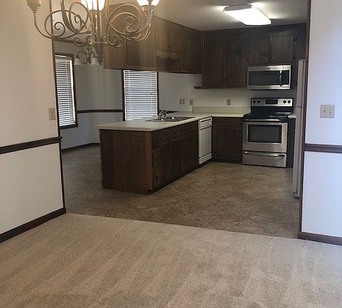 view to kitchen from dining 
