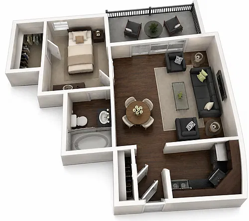 Floor plan Hampton