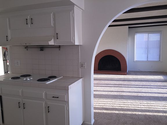 kitchen looking into living room