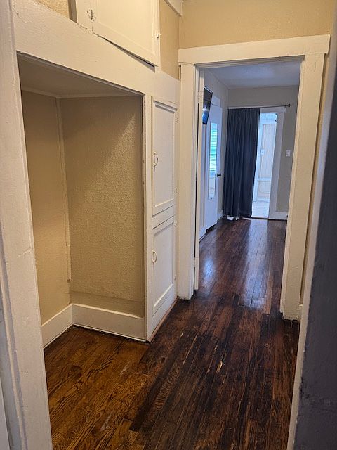 Hallway has a little nook that could be used for desk/office space.