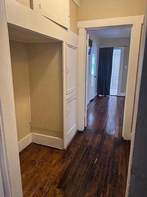 Hallway has a little nook that could be used for desk/office space.