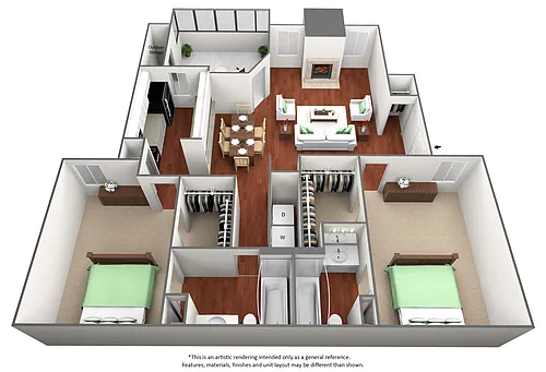Floor plan B1 - Brazos