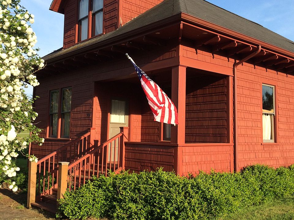 North west corner of home