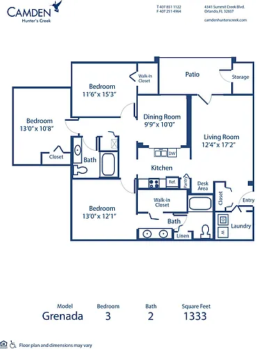 Floor plan Grenada