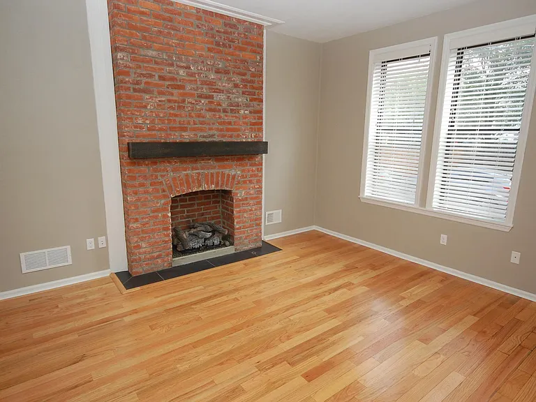 Living Room with gas fireplace