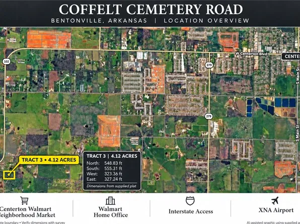 N Coffelt Cemetery Rd Tract 3, Bentonville, AR 72713