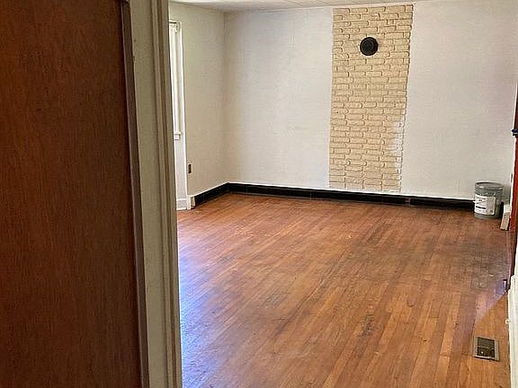 Living room.  Hardwood.