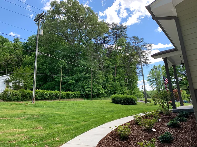 View from front of house.