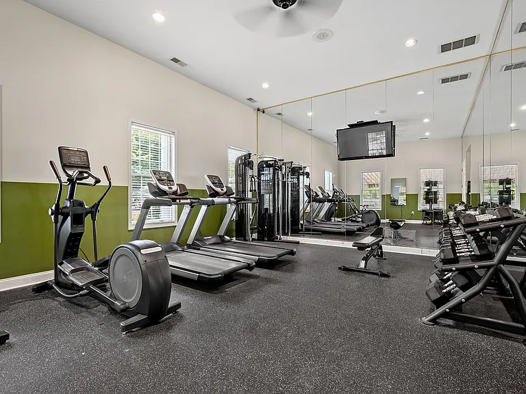 Modern fitness center
