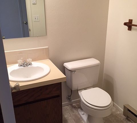 Main floor half bath