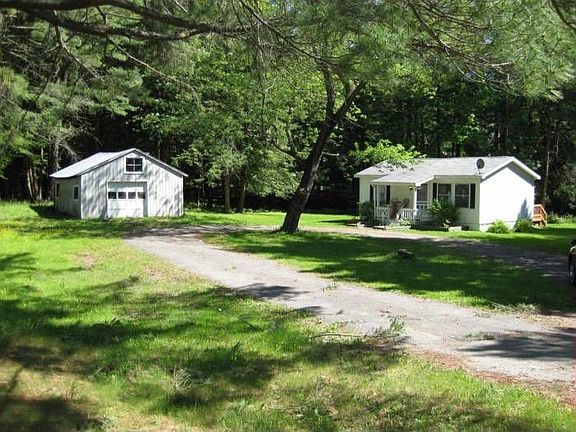 Front of home and garage