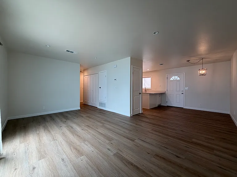 Living room, dining room