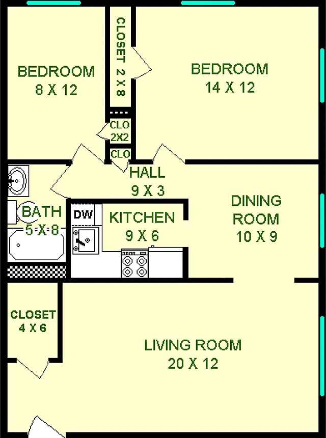Floor plan Corliss