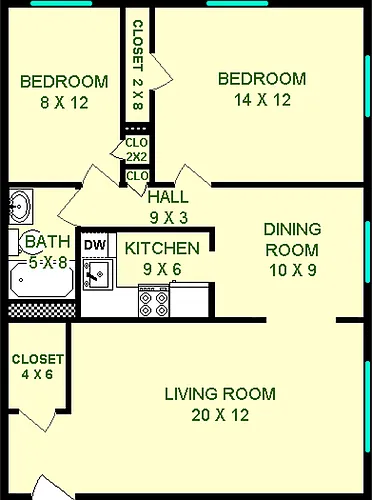 Floor plan Corliss