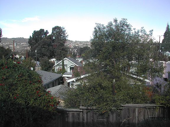 view looking towards hills