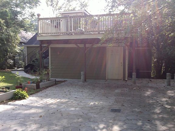 Rear unit entry with 2 parking spaces