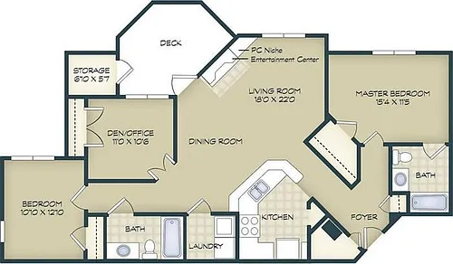 Floor plan Canterbury
