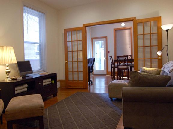 living to dining with furniture