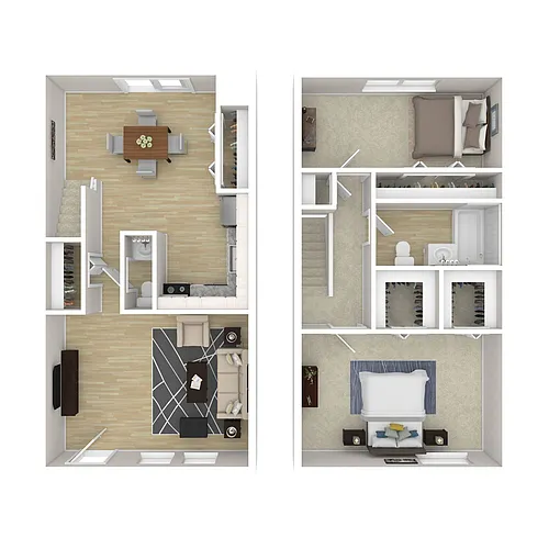 Floor plan B2 Townhome