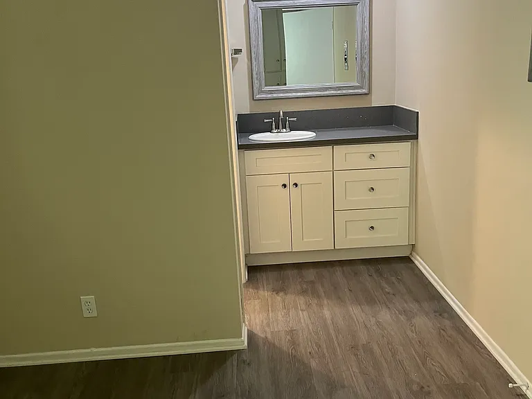 vanity off the bedroom