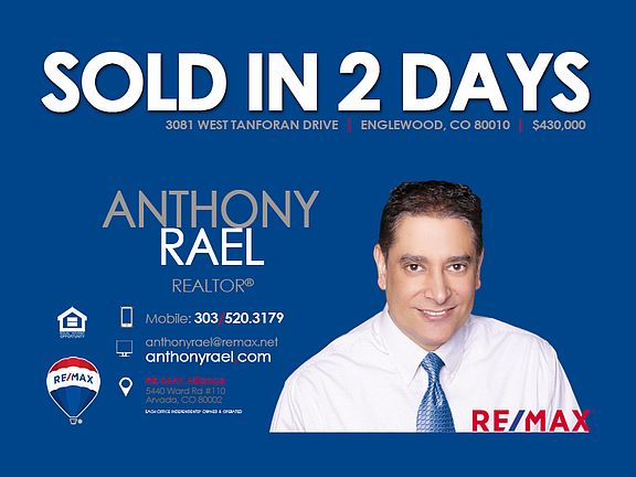 SOLD in 2-Days! Anthony Rael