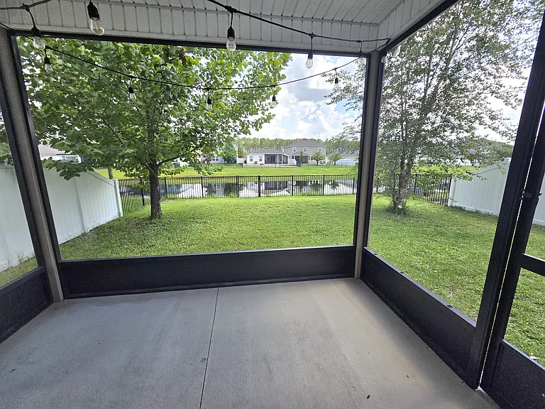 Screened in patio