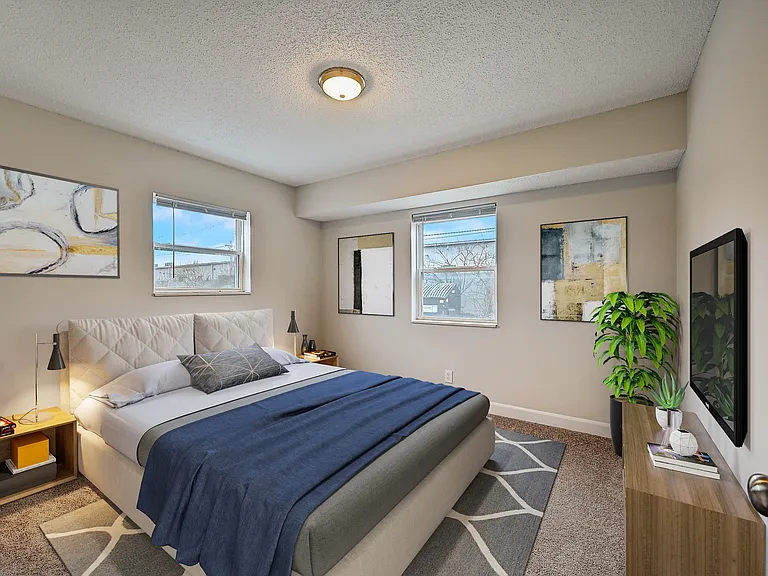 Recently Renovated Townhouse Style Apartments featuring New gray carpet, Neutral paint scheme, Premium hardwood-style flooring, Neutral paint scheme, Upgraded light fixtures, New cabinets, Matching stainless steel appliances, Washer/Dryer, Air conditionin