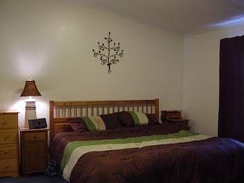 Master Bedroom with Vaulted Ceilings