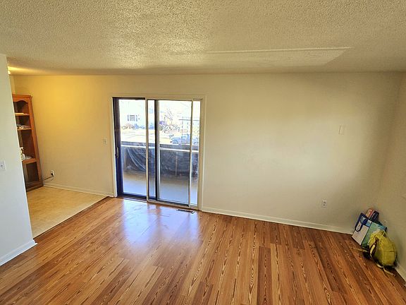 Living room looking toward the balcony