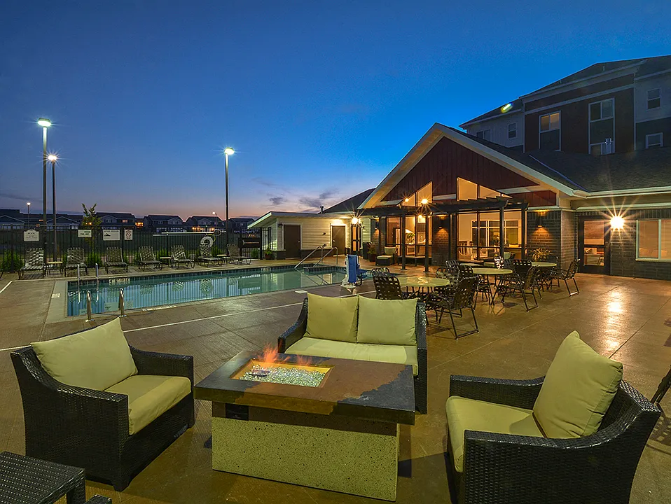 Poolside Fire Pit