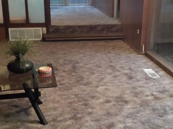 Sunken family room