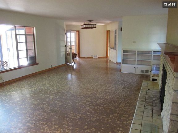 Living room from the fireplace