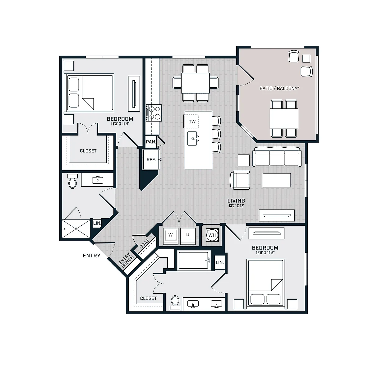 Floor plan B3