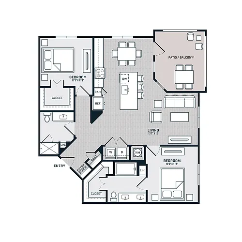 Floor plan B3