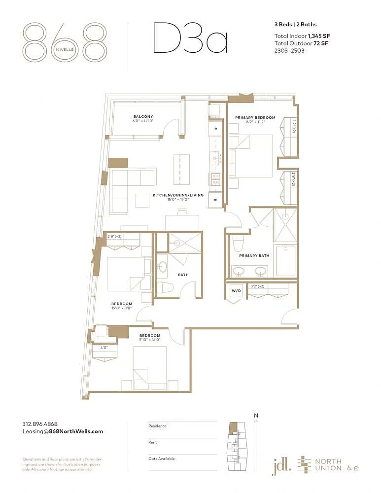 Floor plan D3a
