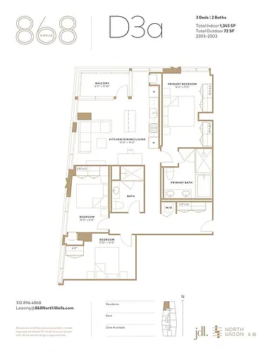 Floor plan D3a