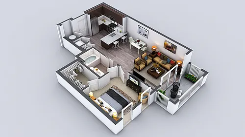 Floor plan 1-BL