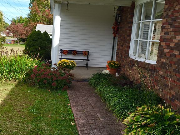 Large paver front walkway