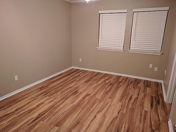 Master bedroom, new floors and blinds