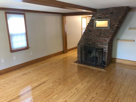 View of living room from front door.
