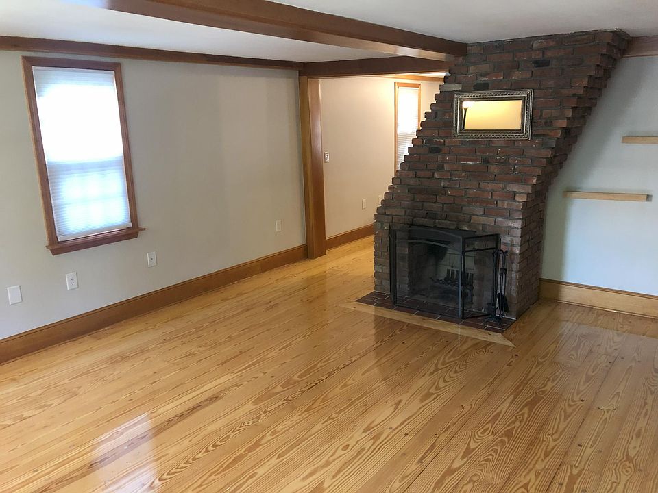 View of living room from front door.