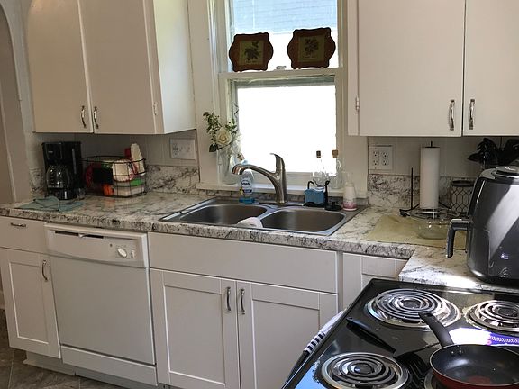 Kitchen view from back door