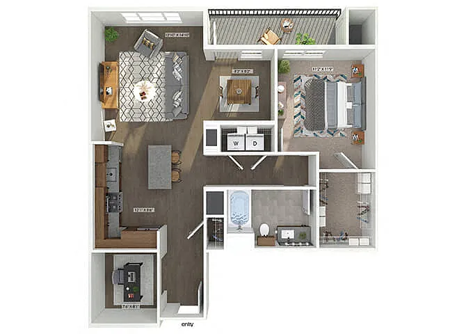 Floor plan A4 Den