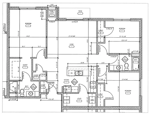 Floor plan 3 Bedroom A